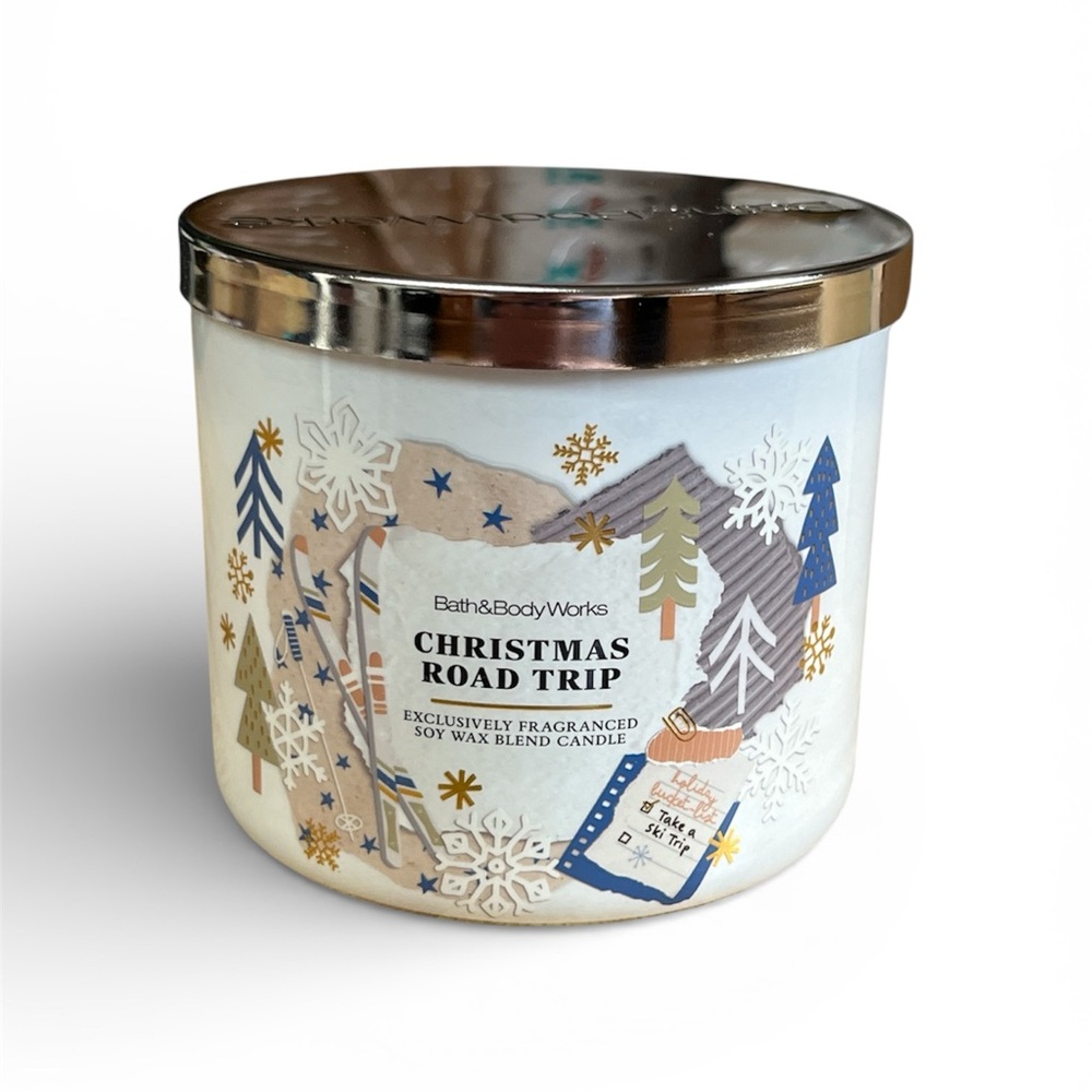 Bath & Body Works Christmas Road Trip 3-Wick Candle